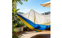 Quick Open Camping Swing Bed with Bug Net Anti-Rollover Foldable Camping Swing Bed Long-Lasting Outdoor Gear Breathable for Backyard