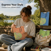 Touchcolor A4 Sketchpad with Clip and Pocket, Waterproof Portable Drawing Board for Artists and Students