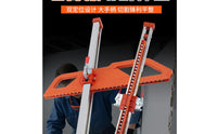 Drywall Cutter with Double-Scale Ruler Hand-Push Gypsum Board Cutting Tool Accurate Drywall Cutter for Contractors