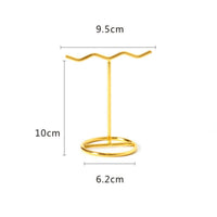 T Shaped Jewelry Stand Multifunctional Storage Metal Earring Holder Minimalist Bracelet Holder Stand for Retailers