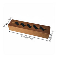 Wooden Guitar Pick Holder Solid Wood Wooden Guitar Pick Box Compact and Portable