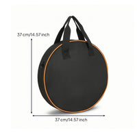 Oxford Cloth Bag with Handles Portable Round Storage Bag Foldable for Tradespeople