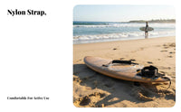 Wave-Riding Board Leash High Strength Polyurethane Cord Paddleboard Leash Wave-Riding Ing Safety Rope Stainless Steel