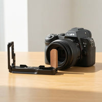 L-Shaped Fast-Release Plate Lightweight L-Shaped Camera Hand Grip Stable Camera Plate with Hand Grip for Videographers