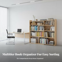 Adjustable Width Extendable Desktop book storage unit Multi-Tier Expandable Book Rack adaptable Placement book storage unit Large Load-Bearing Capacity for Students, Office Workers, Homeowners, Living Room, Small Spaces, Bedroom