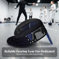Fencing Instructor Helmet High Strength Shell Fencing Helmet HEMA Helmet Removable Liner Sports Headgear Adjustable Fit