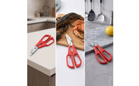 Angled Shellfish Shears Ergonomic Seafood Scissors Serrated Kitchen Seafood Scissors Multifunctional for Home Cooks