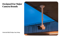 Security Camera Extender Pole Aluminum Alloy Construction Telescopic Camera Pole