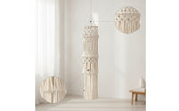 Handmade Macrame Lampshade Bohemian Tassel Lampshade Fringe Boho Light Cover Handwoven for Reading Corner