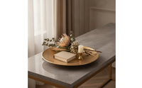 Metal Tray Antique Golden Aluminum Tray Decorative for Shelf