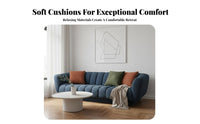 tangerine Two-Seater Sofa two-seasonSeason Use 2-Seater Loveseat Modern Design Couch for Apartment Dwellers, residents, Living Room, Studio Flat, Lounge Area