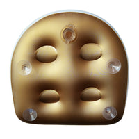 Inflatable Bathtub Cushion Tufted Bath Cushion with Suction Cups Inflatable Bath Pillow Padded Non-Slip for Adults