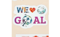 Football Face Sticker Waterproof International Tournament Face Decals Easy to Apply Soccer Temporary Decals for Kids, Children, Themed Parties