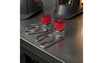 Helmet Attachment Fitting Wire Clip fastener Helmet Buckle Screw Top Knurled Buckle Hardware