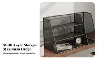 Vinyl Storage Rack Easy Reach Accessible Design CD Storage Shelf