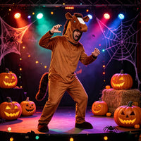 Horse Cosplay Outfit Hooded Horse Costume Foot Covers Animal Suit for Adults