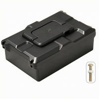 Shielding Electric Bicycle Battery Box Hard Plastic Portable Battery Housing Integrated Handle Thickened