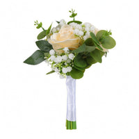 Artificial Bridal Bouquet Bridal Handheld Floral Arrangement Lightweight for Brides
