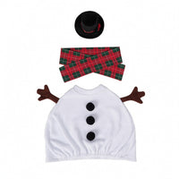 Porch Goose Outfit Winter-Themed Porch Goose Costume Plaid for Yard, Homeowners