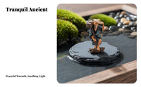 1:64 Scale Miniature Scene Figure High Feature Ancient Chinese People Figurine Bonsai Landscape Decoration Elegant Features