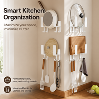 pot lid and cutting board rack