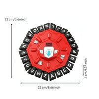 Quick-Thinking Alphabet Game Board Fast-Paced Word Game with Cards Brain-Boosting Family for Classroom