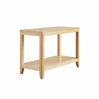 Solid Wood Construction 2-Tier Side Table Minimalist Design 2-Tier End Table Multi-Functional Bedside Stand Versatile Use for Apartment Dwellers, Homeowners, Families, Living Room, Bedroom, Hallway, Entryway