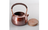 Copper Kettle Compact Tea Kettle Artisanal Vessel for Collectors