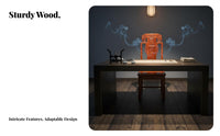 Chinese Roundrear Armchair Traditional Design Indoor Furniture for leisure corner