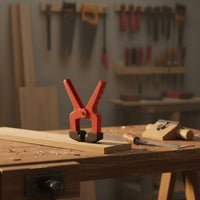 ABS Material A-Shaped Clamp Red Color Plastic Flexible Clamp Strong Grip Hand Tool Long-Lasting for Woodworkers, Woodworking, Workshop