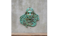 Wall Sculpture Sculptural Head Sculpture Decorative Wall Plaque for Studio