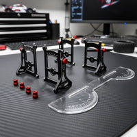 RC Car Alignment Gauge Adjustable RC Chassis Tuning Setup Gauge Multi-Functional for Workbench
