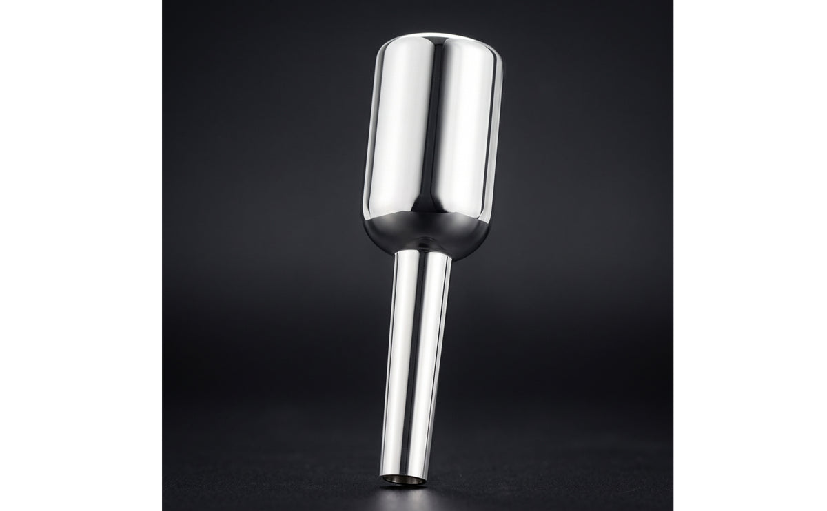 Silver Mouthpiece | Polished, Brass, Mouthpiece with Silver Plating, for Performance, Students