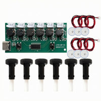 DC 5V Six-Jet Humidifier Module 6 Jacks USB Humidifier Control Board Push Button Atomization Control Board Green PCB