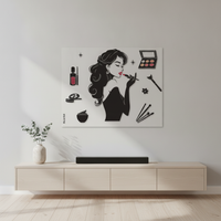 Creative Beauty Silhouette Wall Decal for Home Decor