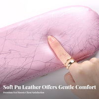 Soft & Comfortable Manicure Arm Rest Stand Ergonomic Design Nail Arm Rest Stand Easy to Clean for Manicurists, Beauty School Students, Spa
