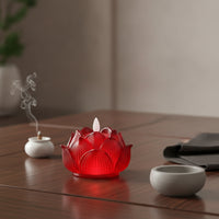 LED Lamp Powered Buddhist Altar Lamp Translucent Night Light for Buddhists, Practitioners, Shrine, Meditation Room