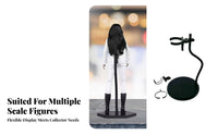 1/6 Scale Doll Stand Poseable Flexible Limb Figure Holder Flexible Limb Model Holder Rich Accessories Toy Accessory Non-Mark
