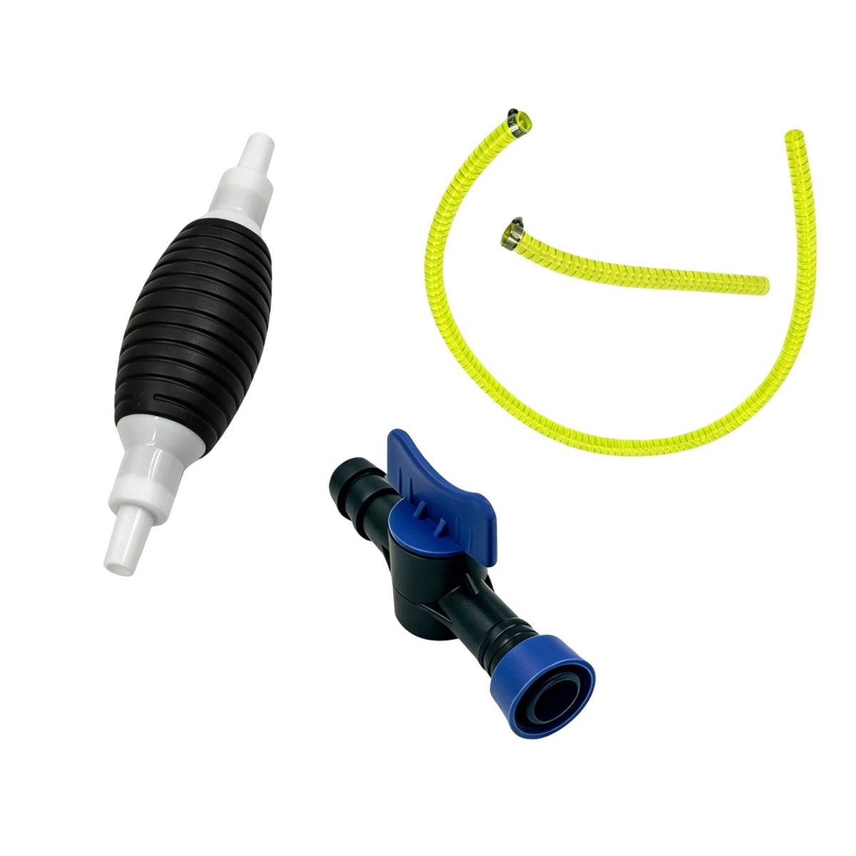 Siphon Pump with Control Valve Hand-Operated for Garage, Aquarium, DIYers