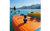 Leak-Proof 6-Tooth Valve Adapter Easy Installation Inflatable Boat Pump Nozzle Sturdy Construction Paddleboard Inflation Adapter for Paddleboarders, Kayakers, Anglers