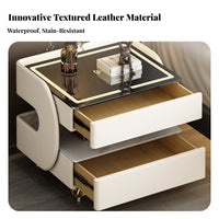 Wireless Charging Nightstand with Drawers Drawer and Shelf Storage Smart End Table Modern design Bedside Cabinet universal serial bus port Ports for technology lovers aficionados, Homeowners, Students, Guest Room, Hotel, Home Office