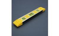 Yellow Mini Fluid Level Ruler Hanging Hole Bubble Level Ruler Compact Hand Tool Lightweight