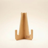 Wooden Stand Freestanding Triangular Stand Natural Wood Compact for Home Gym, Fitness Studio