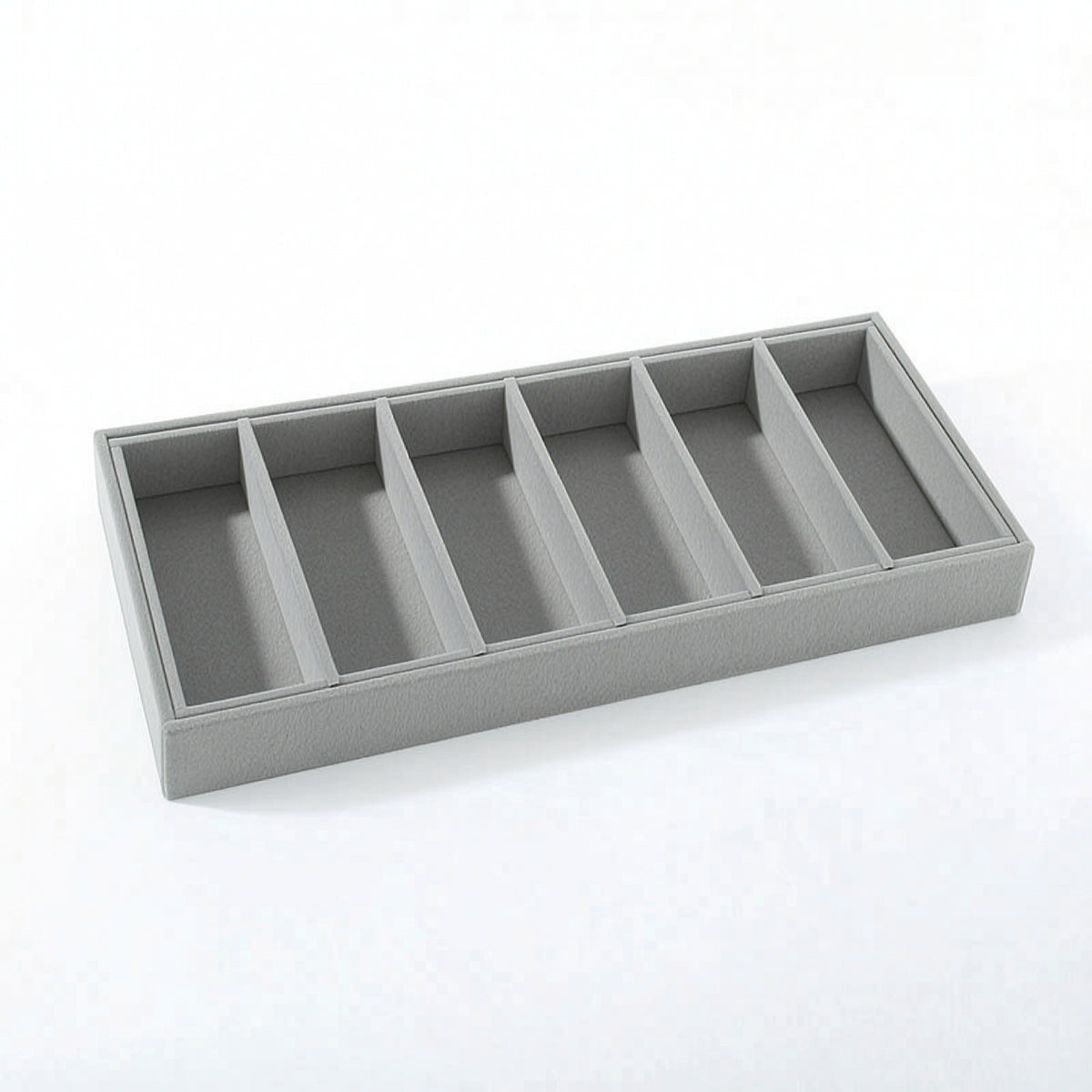 Velvet Sunglasses Storage Tray 5-Slot Sunglasses Display Tray Minimalist Eyewear Organizer Divided for Dresser