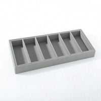 Velvet Sunglasses Storage Tray 5-Slot Sunglasses Display Tray Minimalist Eyewear Organizer Divided for Dresser