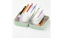 14 Pieces Travel Capsule Holder Organizer Waterproof Clear Capsule Holder Impact-Resistant   Bag