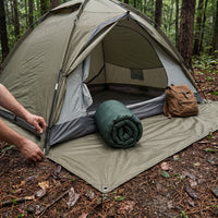 Waterproof PE Ground Tarp for Outdoor Camping and Picnics, Thickened Moisture-Proof Tent Footprint