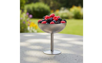 Dessert Cup Stainless Steel Dessert Dish with Stem Stemmed Ice Cream Bowl for Hosts, Caterers