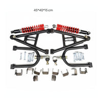 Terrain-Highway Use Terrain-Road Terrain-Road Vehicle Control Arm Assembly Easy Installation Front Shock Absorption System Arm Set Improved Stability and Go Kart Front Shock Absorption System Heavy Duty Metal for DIY Builders, Custom Build, Racing