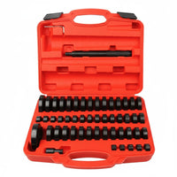 52 Pieces Bearing Race and Seal Driver Set Heavy Duty Bearing Installer Remover Kit Rust Resistant Automotive Tools for Workshop, Garage